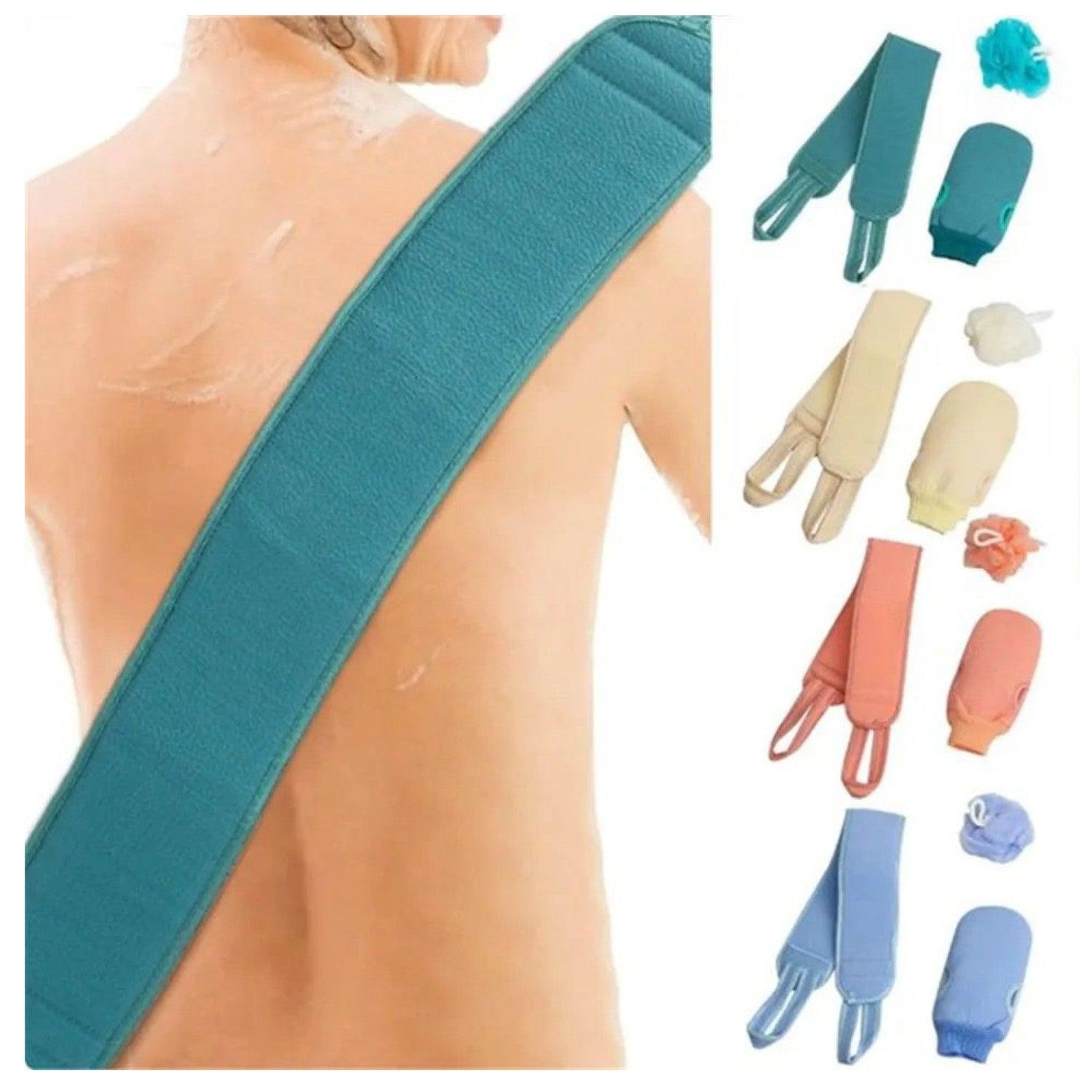 Esponja exfoliante de ducha - Set de 3 pzas - El Baúl de Mamá