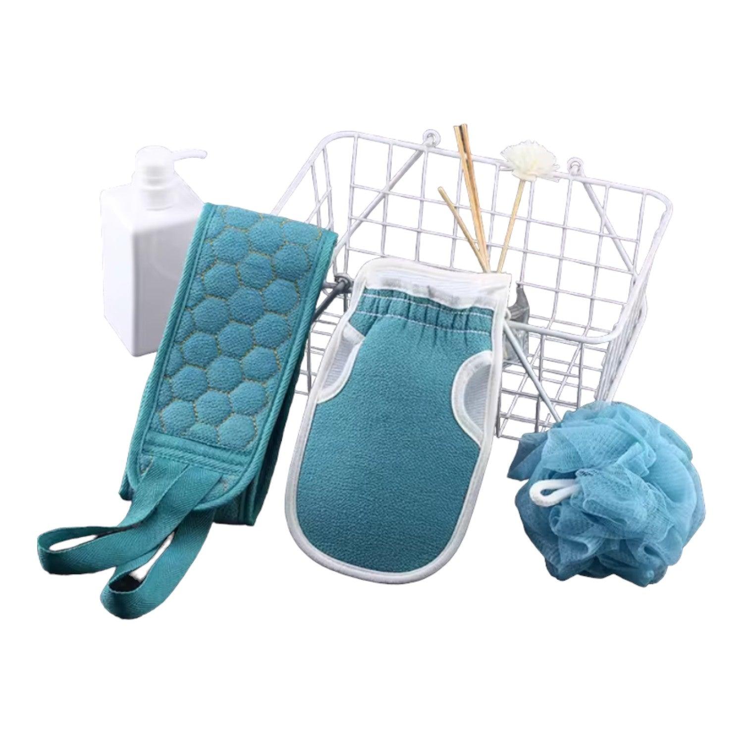 Esponja exfoliante de ducha - Set de 3 pzas - El Baúl de Mamá