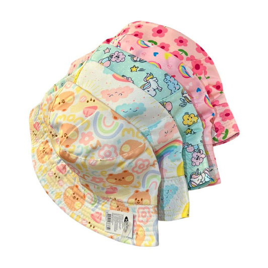 Bucket Hat Gorro Reversible para Niñas - El Baúl de Mamá