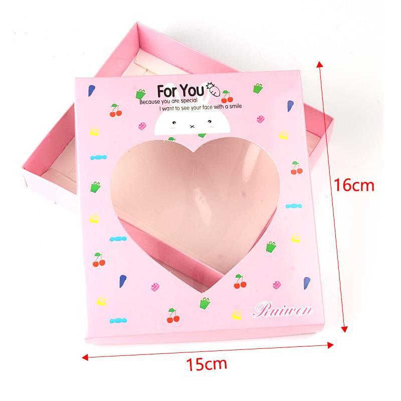 Set 18 Ganchos Para Bebé y Niñas Rosa Caja Corazon - El Baúl de Mamá