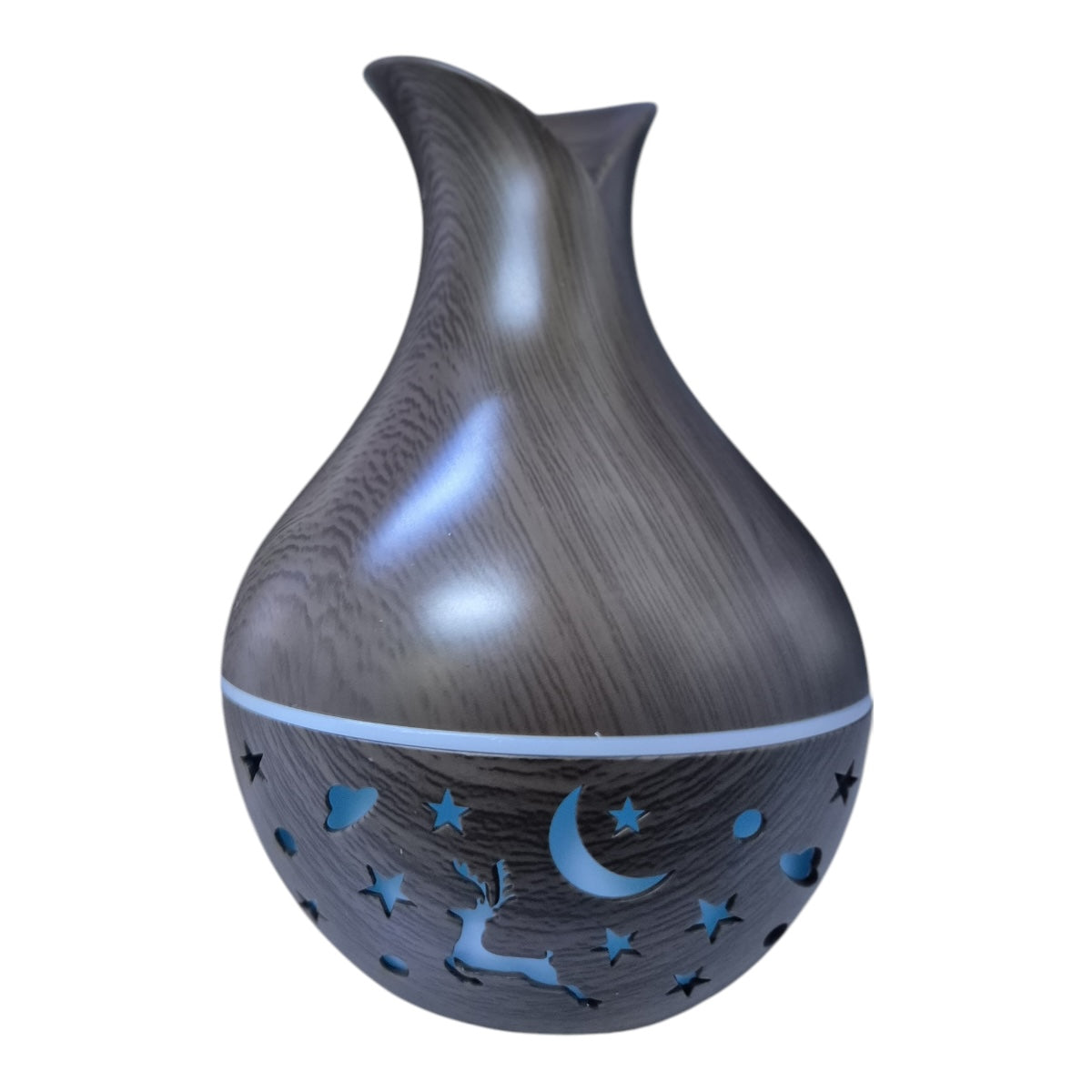 Humidificador tipo madera con luces - El Baúl de Mamá