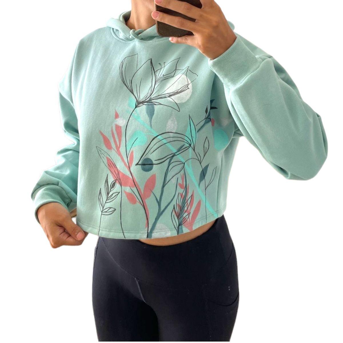 Polera Crop Pintada a Mano - Pieza Única - El Baúl de Mamá