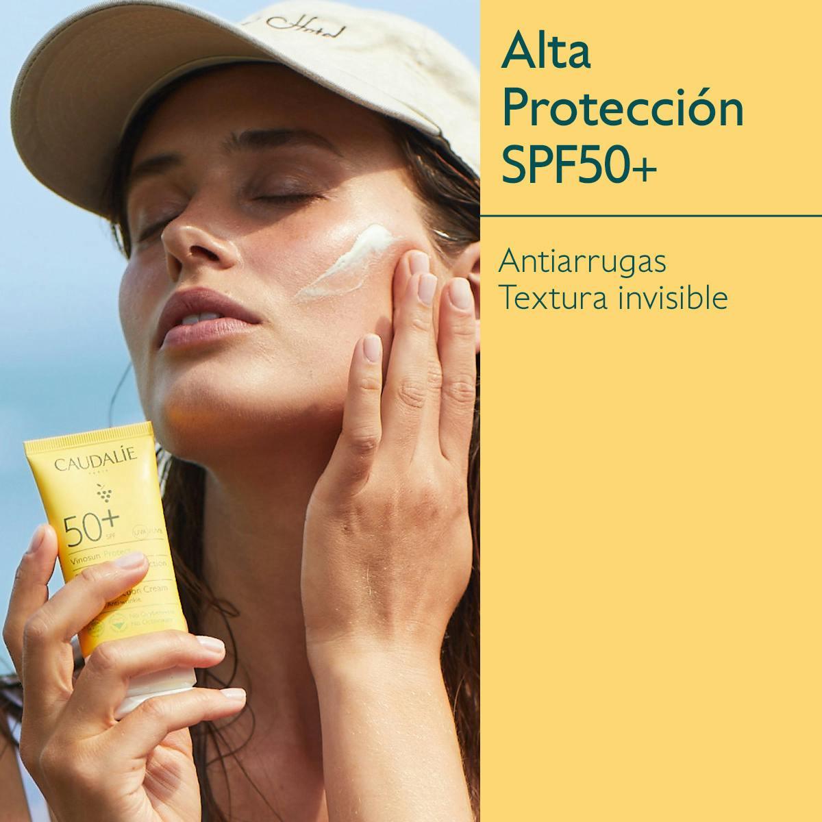 Caudalie Bloqueador solar SPF 50+ Vinosun Protect 25ml - El Baúl de Mamá
