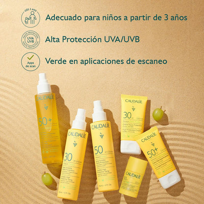 Caudalie Bloqueador solar SPF 50+ Vinosun Protect 25ml - El Baúl de Mamá
