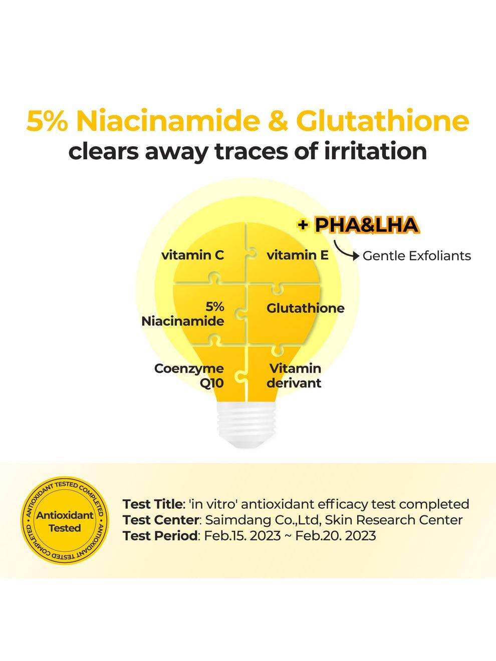 Numbuzin No.5 Vitamin-Niacinamide Pad 70 Almohadillas Concentradas de Vitamina 5 y Niacinamida - El Baúl de Mamá