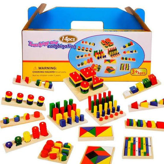 Montessori Set completo de 14 juegos didacticos - El Baúl de Mamá