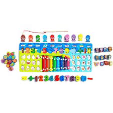 Montessori Tablero Didáctico con Xilofono - 5 en 1 - El Baúl de Mamá