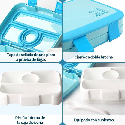 Lonchera Taper Antiderrame Rojo - El Baúl de Mamá