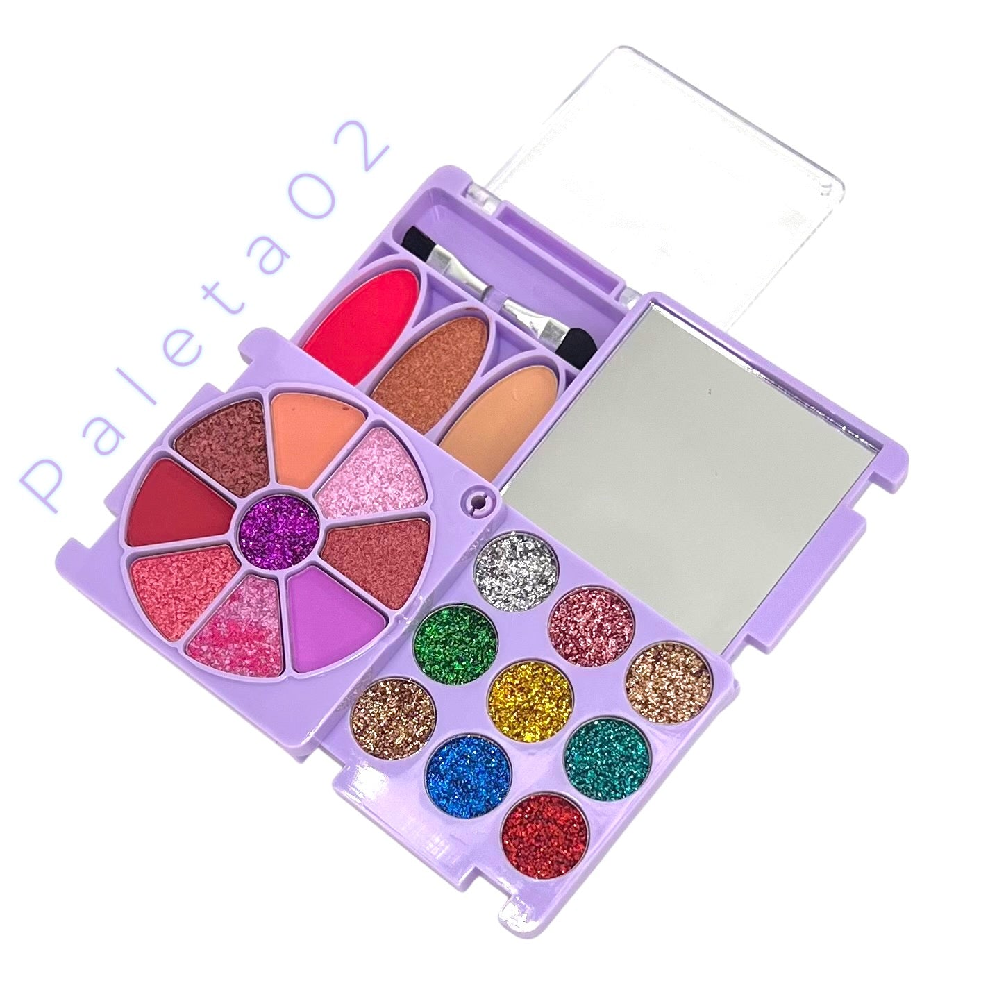 Mini Kit Sombras Rubor Iluminador Samantha - El Baúl de Mamá