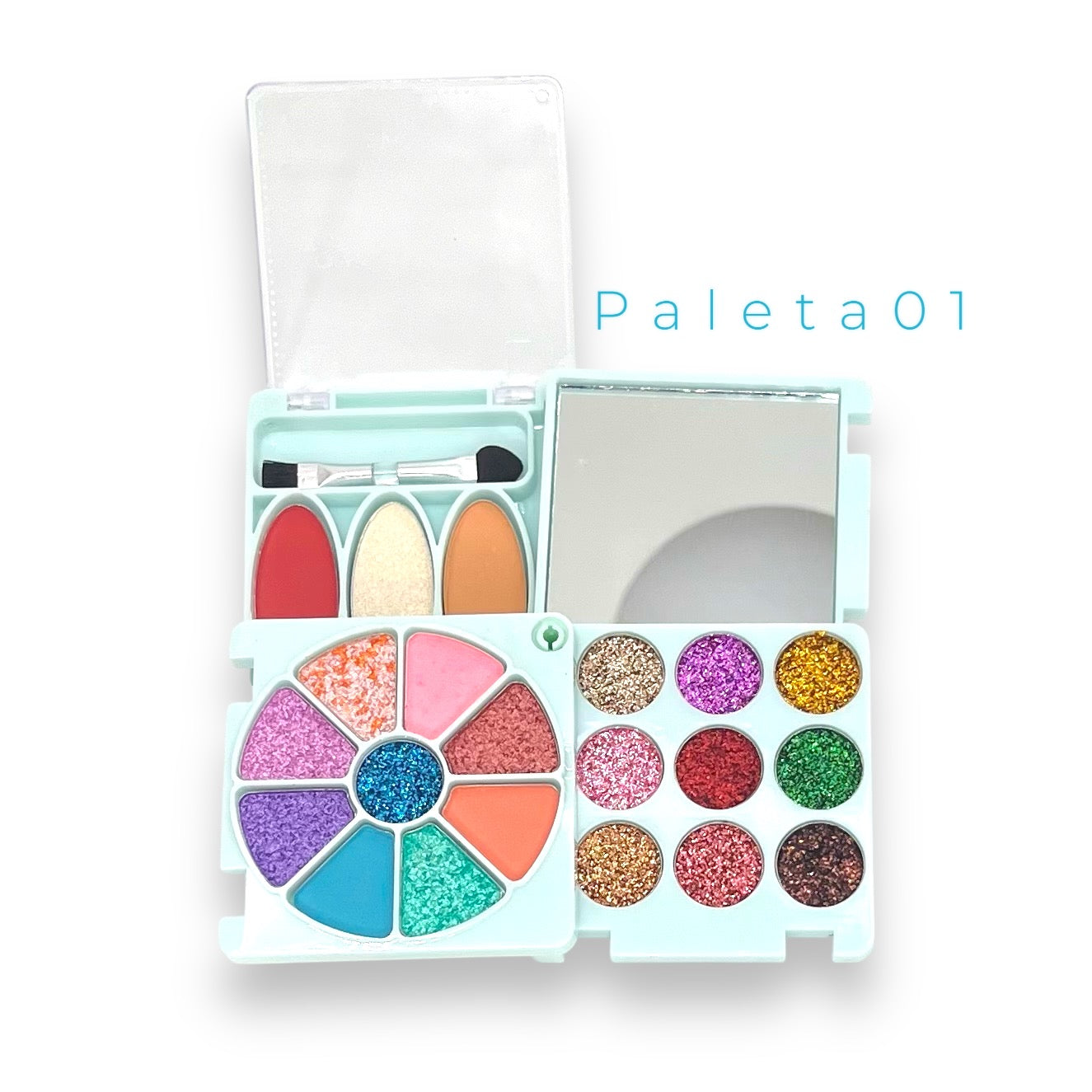 Mini Kit Sombras Rubor Iluminador Samantha - El Baúl de Mamá