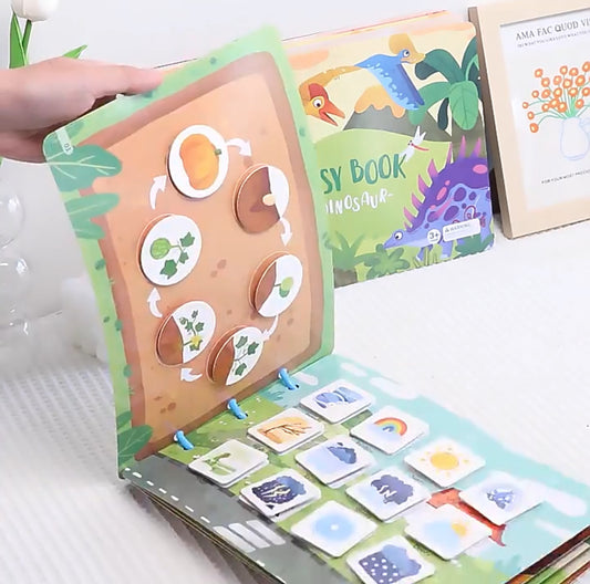 Busy Book Libro de Actividades Silencioso Montessori Didáctico - El Baúl de Mamá