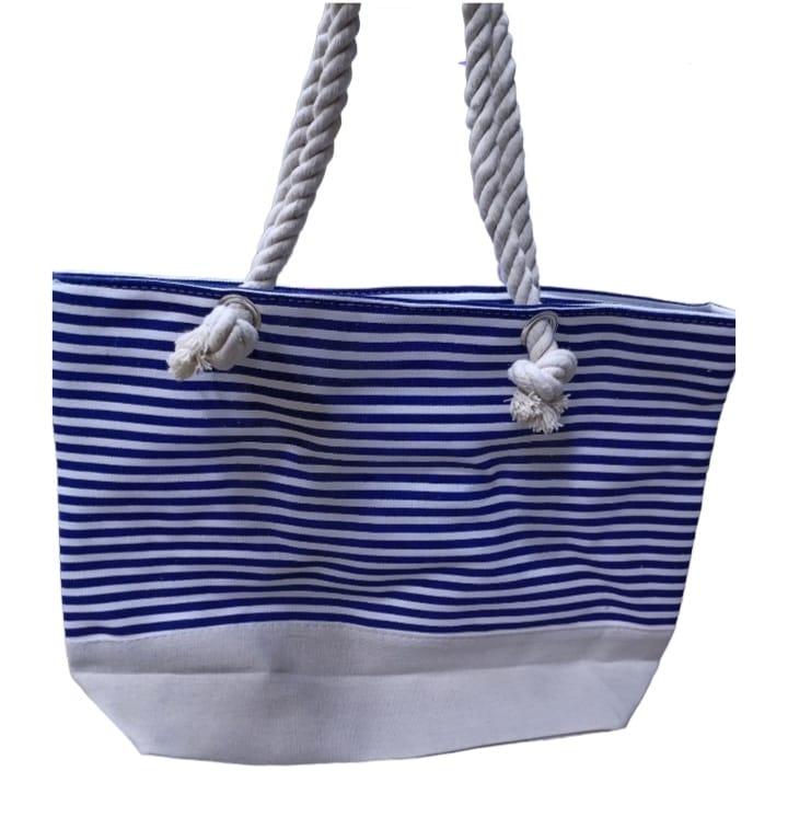 Bolso Playero a Rayas - El Baúl de Mamá