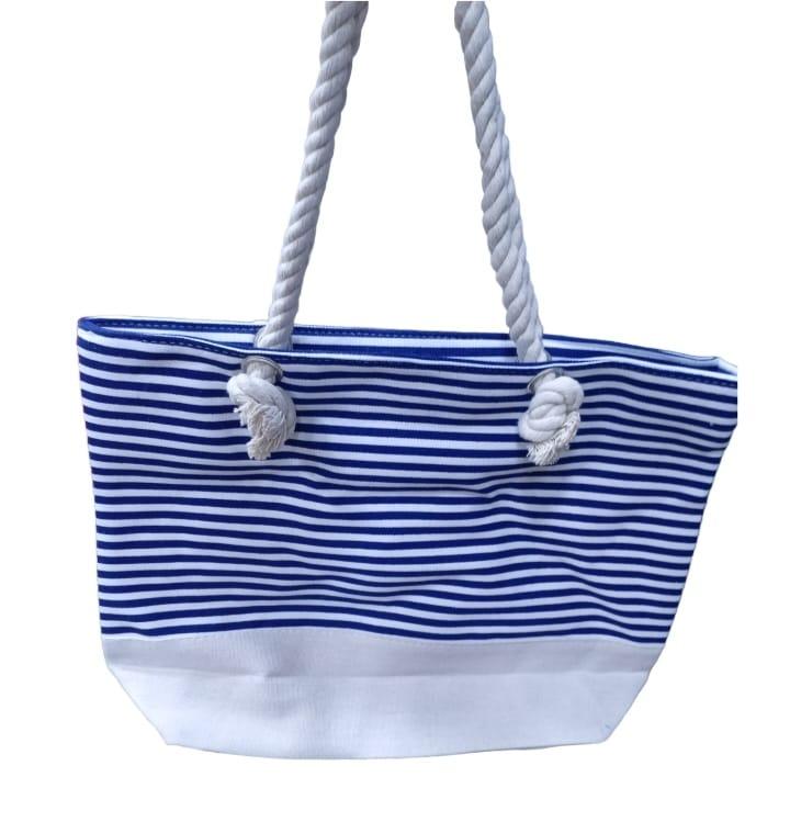 Bolso Playero a Rayas - El Baúl de Mamá