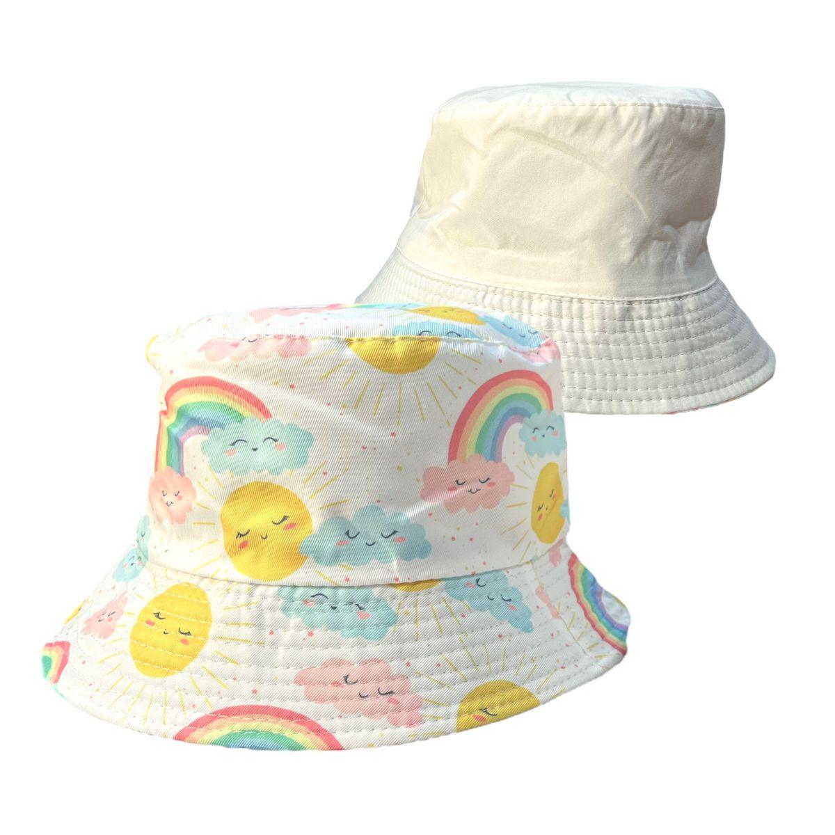 Bucket Hat Gorro Reversible para Niñas - El Baúl de Mamá
