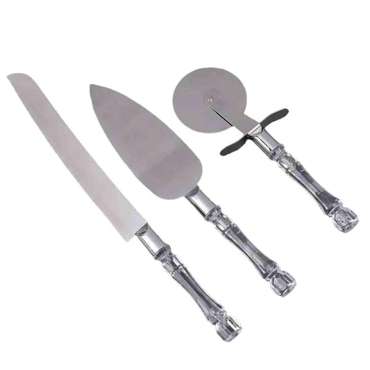 Set de 3 Cuchillos para Torta y Pizza - El Baúl de Mamá