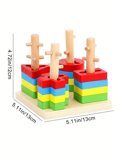 Juego Didactico Encaje Obstaculos Montessori - El Baúl de Mamá