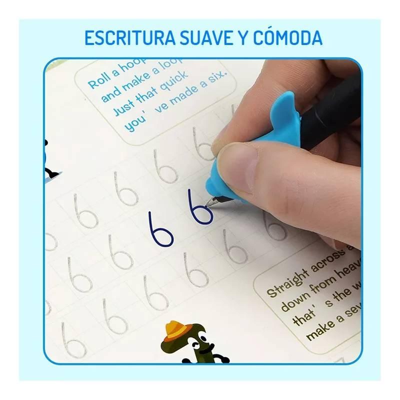 4 Cuadernos de Caligrafía Mágicos Reutilizable - El Baúl de Mamá