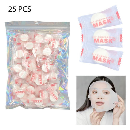 Mascarillas comprimidas x 25 - El Baúl de Mamá