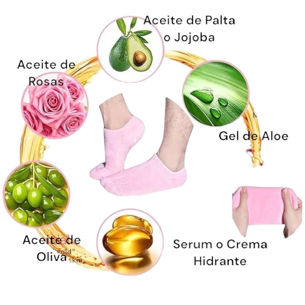 Mascarilla para Pies Hidratante Reutilizable - El Baúl de Mamá
