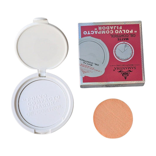 Polvo Compacto Matificante Control Oleosidad - Samantha - El Baúl de Mamá