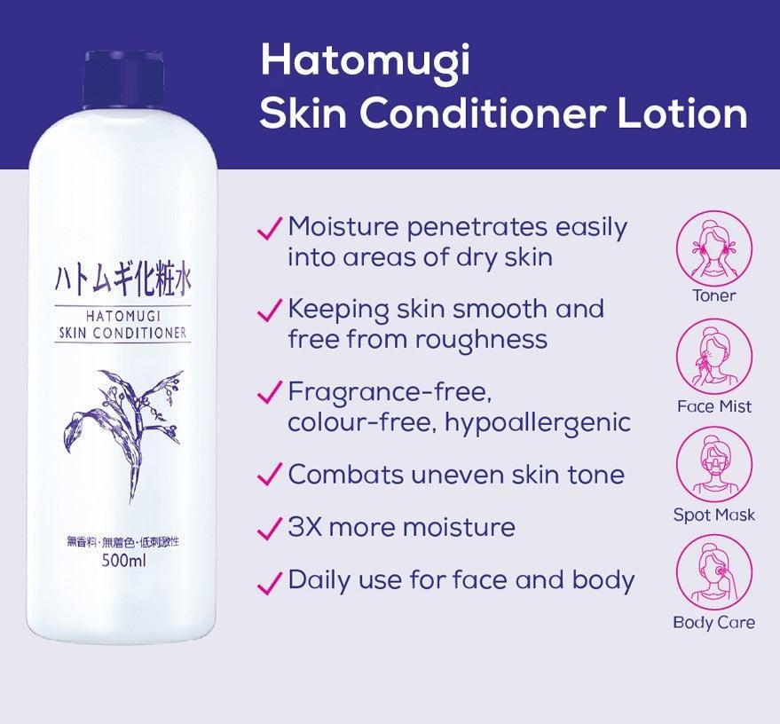 Naturie Hatomugi Tonico Hidratante Jumbo 500ml - El Baúl de Mamá