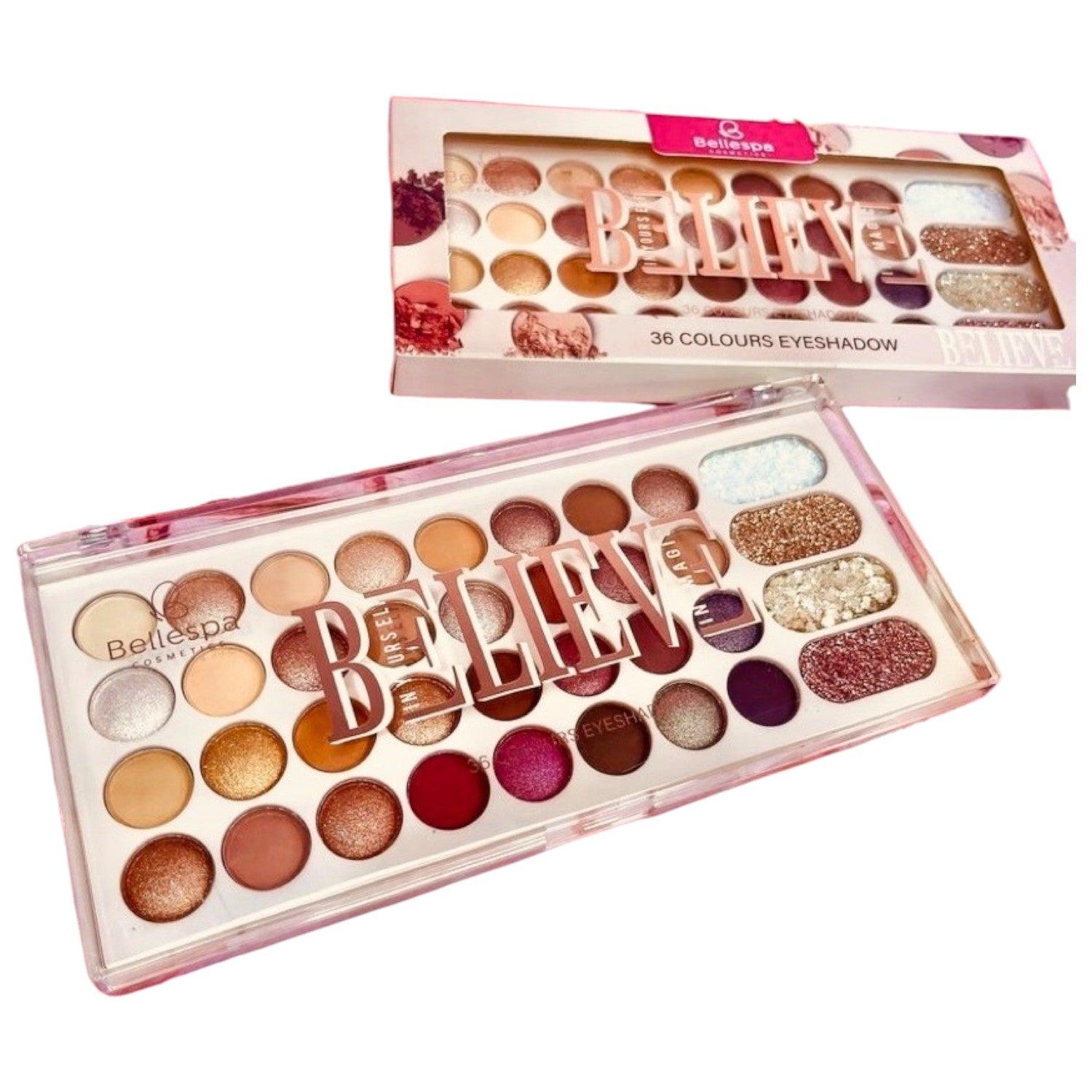 Sombras para ojos Nude y Glitter BELLESPA - El Baúl de Mamá