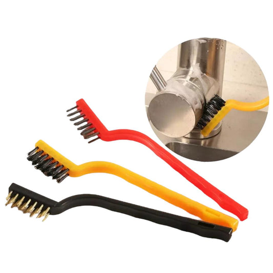 Set de 3 Cepillos de Limpieza - Nylon y Metal - El Baúl de Mamá