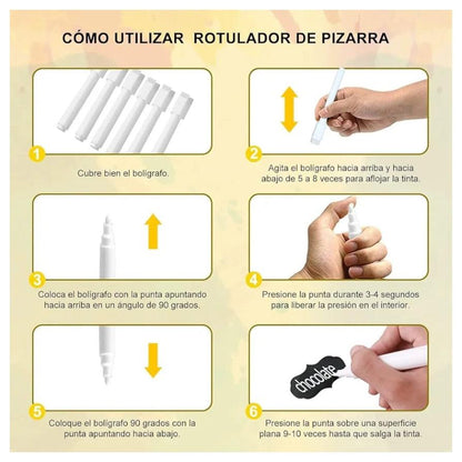 Etiquetas Pizarra Chalkboard x 120 etiquetas - El Baúl de Mamá