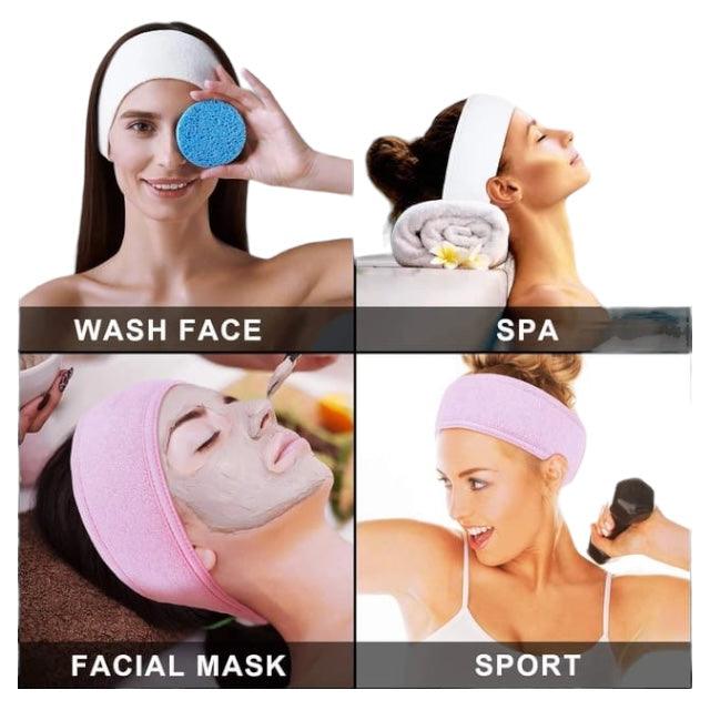 Vincha ajustable para Skincare Color aleatorio - El Baúl de Mamá