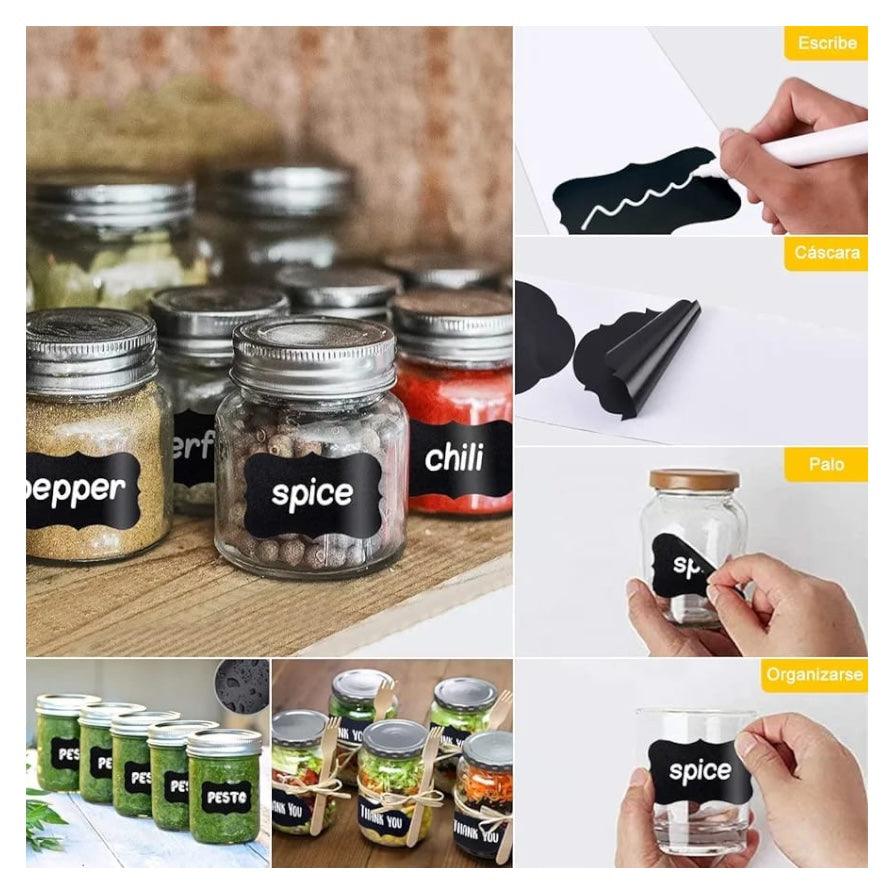 Etiquetas Pizarra Chalkboard x 120 etiquetas - El Baúl de Mamá