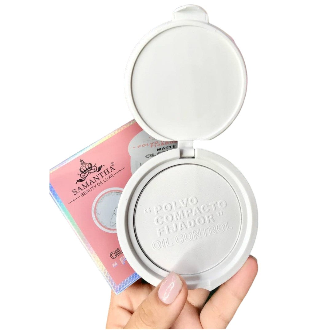 Polvo Compacto Matificante Control Oleosidad - Samantha - El Baúl de Mamá
