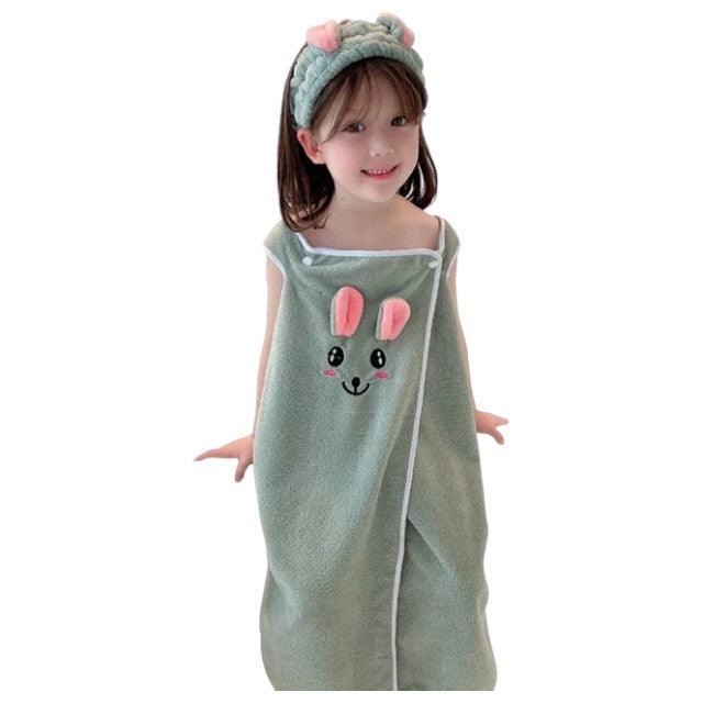 Toalla Salida de Baño Para Niñas Microfibra - El Baúl de Mamá
