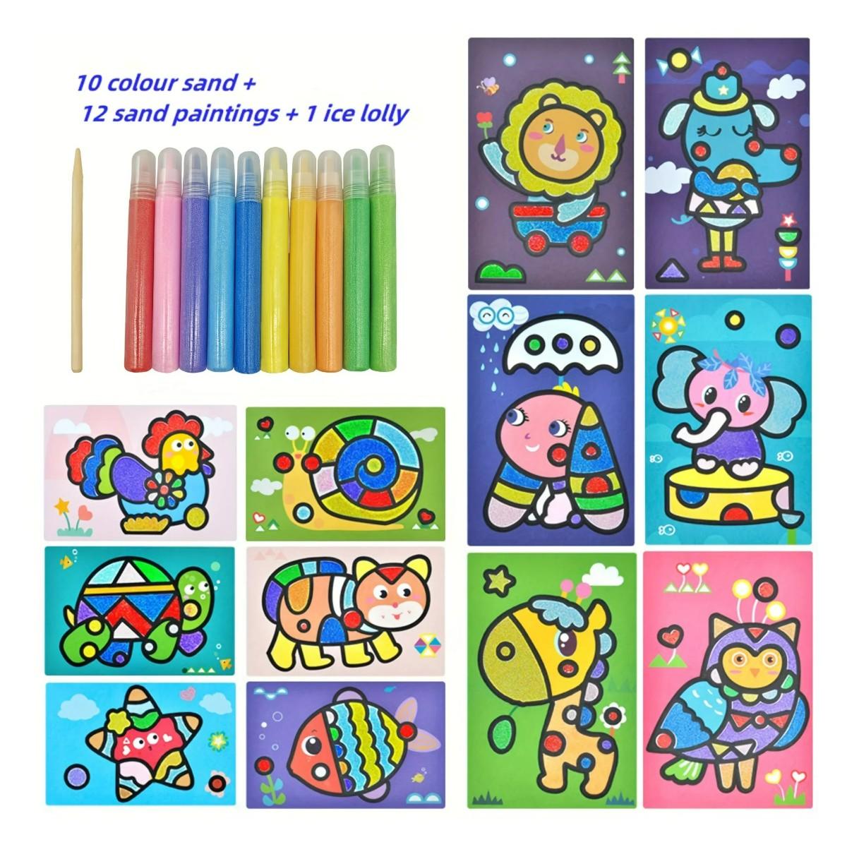Kit de SandPainting Pintura con Arena de Colores - El Baúl de Mamá