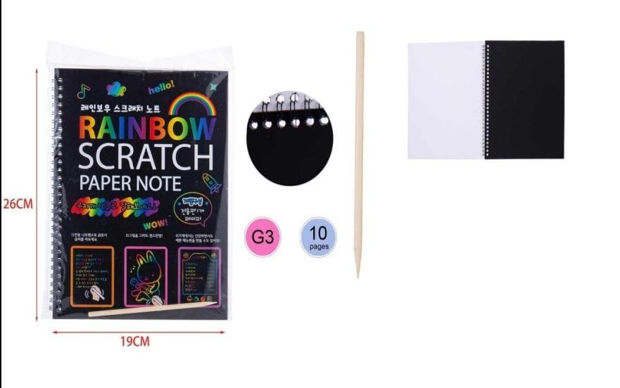 Scratchbook Scratchbook Arcoiris | Compra Arte, Dibujo, Hobbies, Manualidades y ...