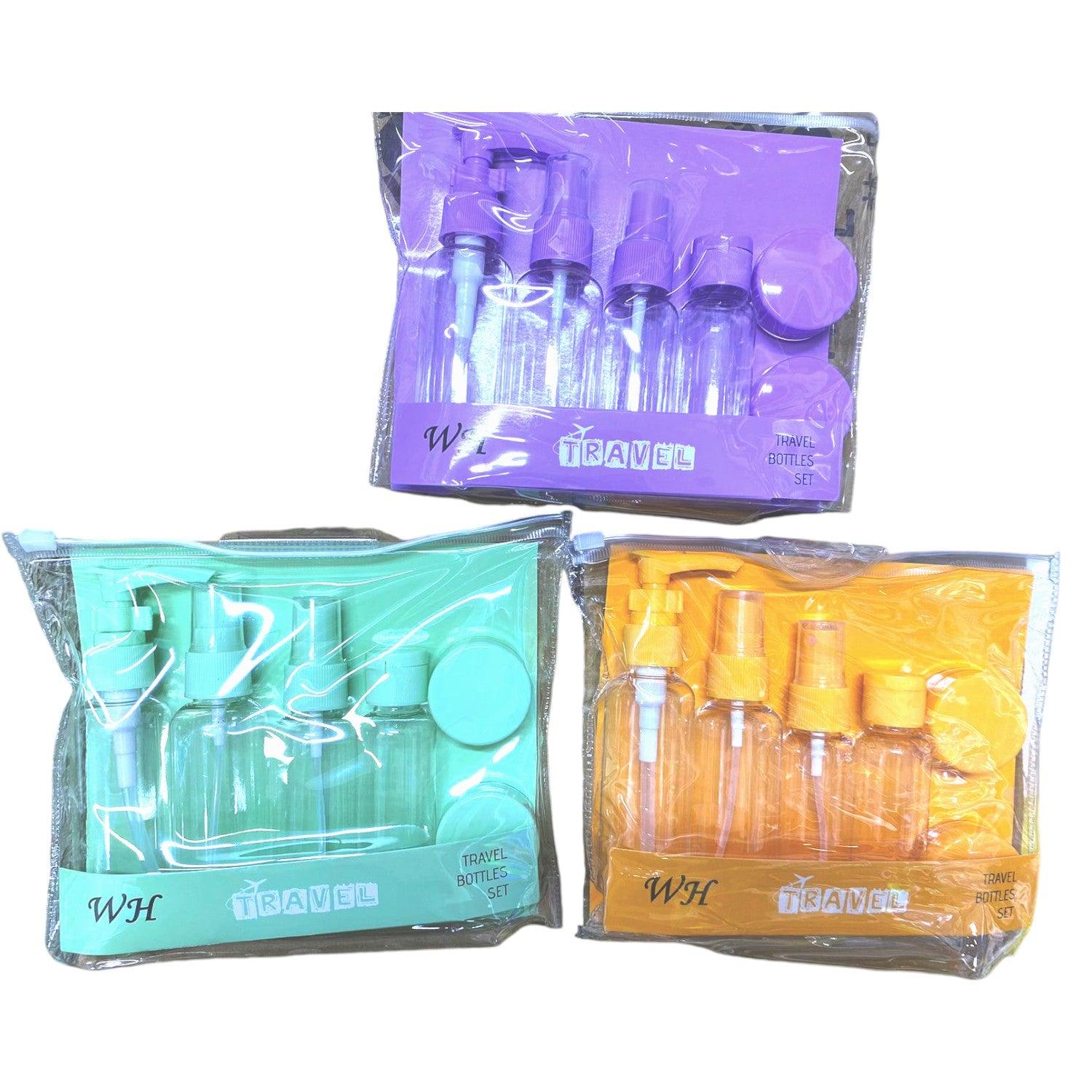 Set 6 Dispensadores Botellas para Viaje - El Baúl de Mamá