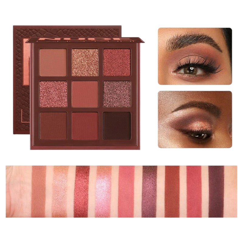 Sombras Nude 9 colores - P&W - El Baúl de Mamá