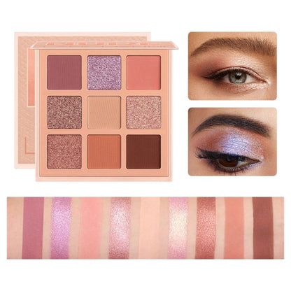 Sombras Nude 9 colores - P&W - El Baúl de Mamá