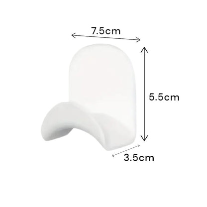 Soporte Adhesivo de Pared Blanco para Audifonos y Controles Set x 2 - El Baúl de Mamá