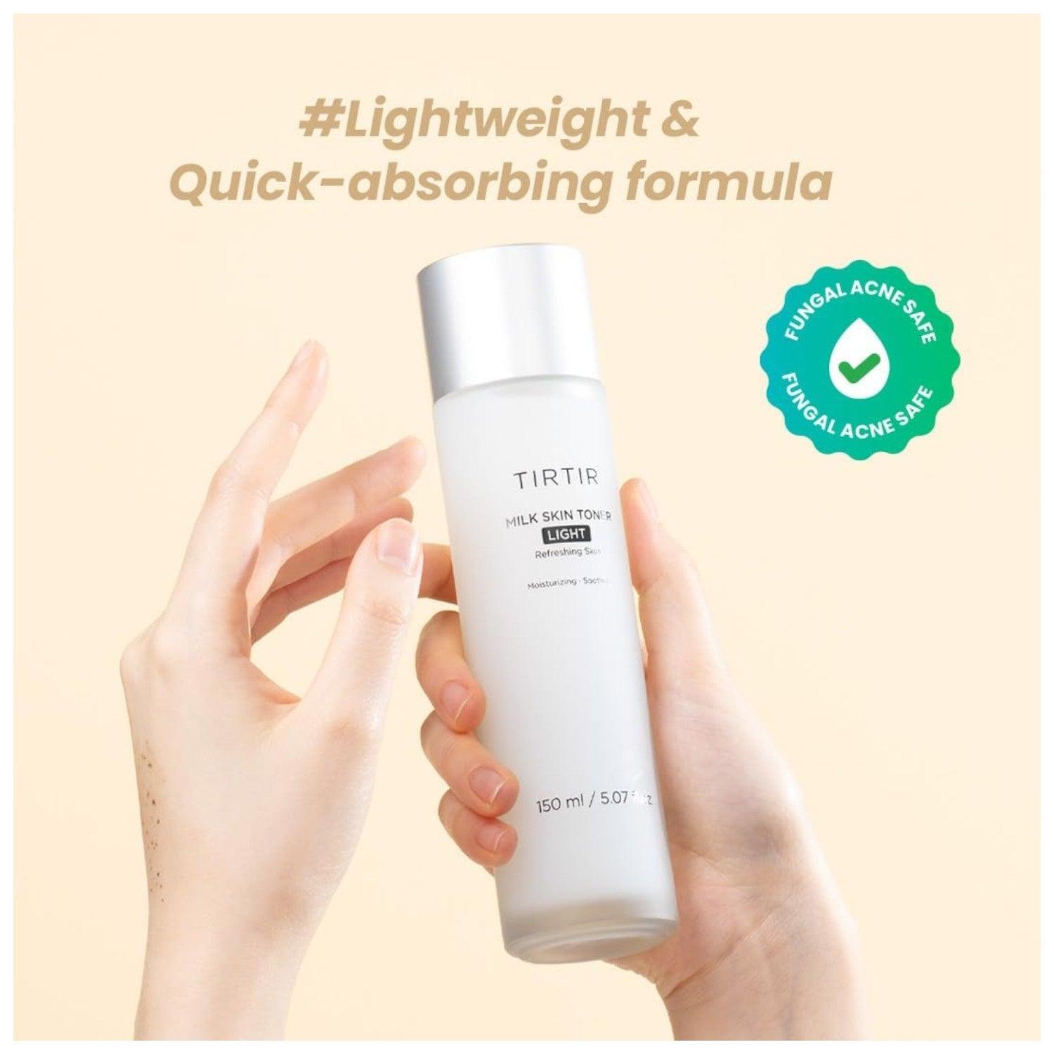 TIRTIR Tónico Milk Skin Toner Light Mini 50 ml - El Baúl de Mamá