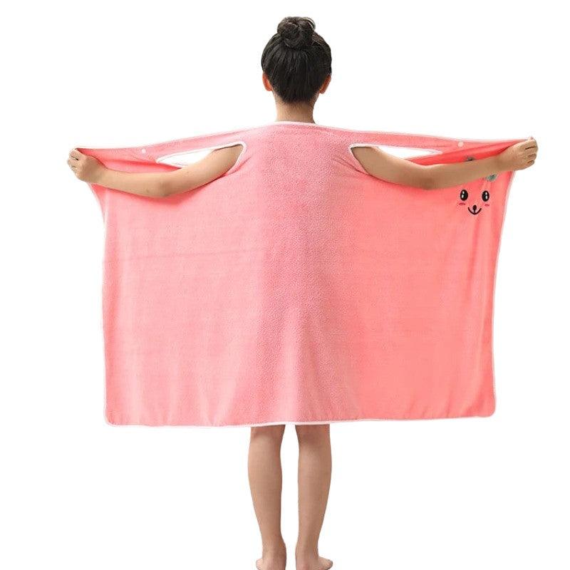 Toalla Salida de Baño Para Niñas Microfibra - El Baúl de Mamá