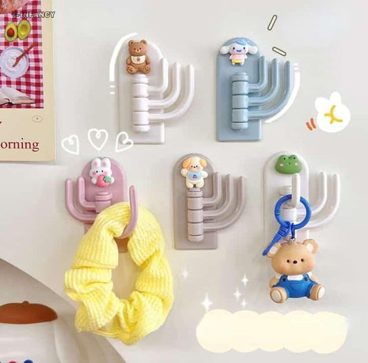 Perchero Autoadhesivo Kawaii x2 - El Baúl de Mamá