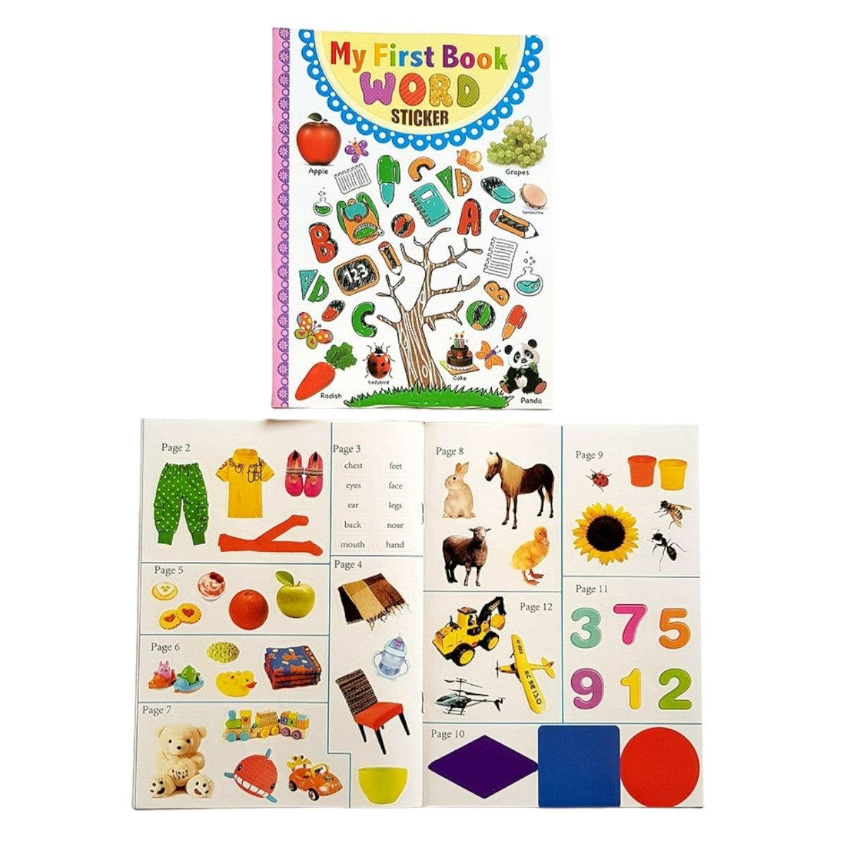 Pack de 3 Libros de Actividades con Stickers en Inglés - El Baúl de Mamá