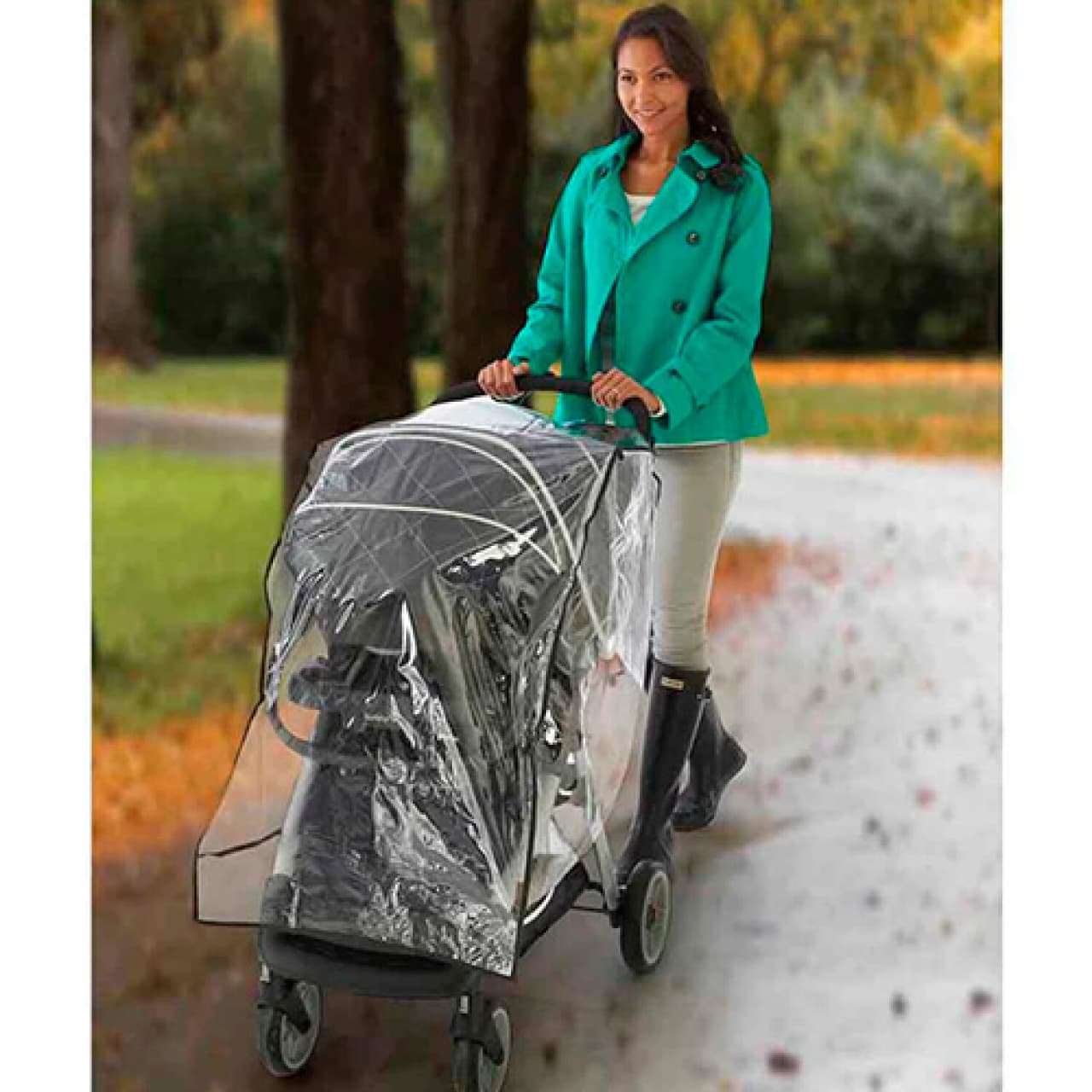 Protector Impermeable Universal para Coche de Bebé - Fácil Sujeción - El Baúl de Mamá