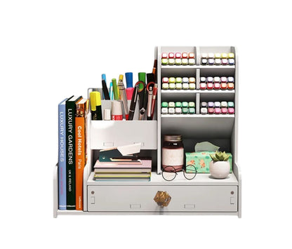 Organizador de escritorio de Trupan 28x15x25cm - Ideal Oficina en Casa - El Baúl de Mamá