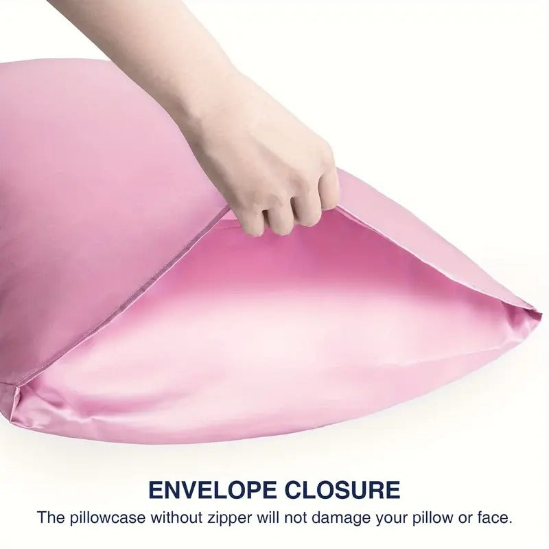 Pack 2 Fundas Almohada Satinadas 50x75cm - Cuidado Capilar Deluxe - El Baúl de Mamá