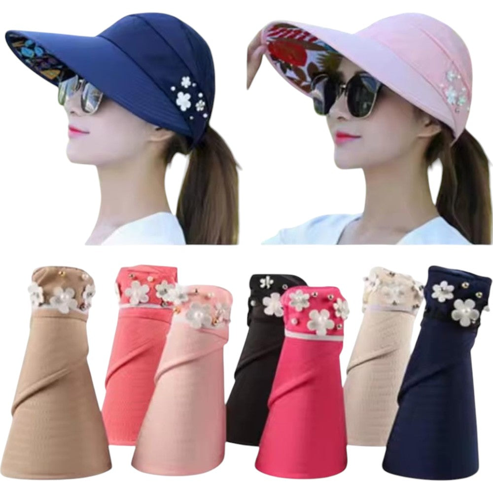 Gorra con flores - El Baúl de Mamá