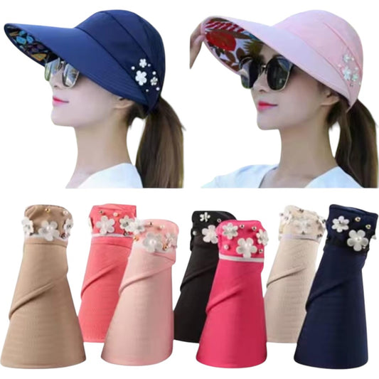 Gorra con flores - El Baúl de Mamá
