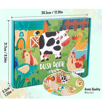 Busy Book Libro de Actividades Silencioso Montessori Didáctico - El Baúl de Mamá