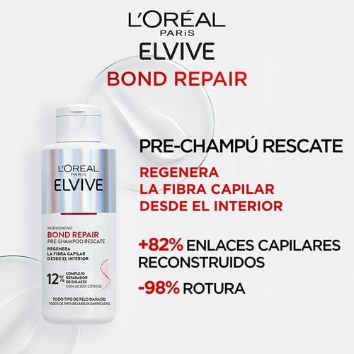 Pre-Shampoo L'Oréal Bond Repair con Ácido Cítrico 12%