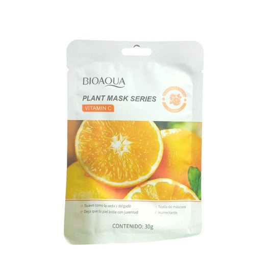 Pack x3 Mascarilla Facial Hidratante de Naranja - Bioaqua - El Baúl de Mamá